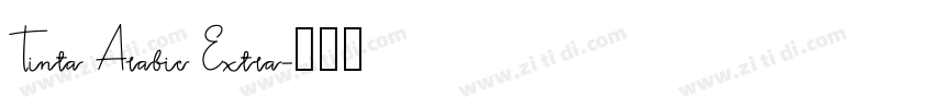 Tinta Arabic Extra字体转换 Tinta Arabic Extra字体转换
